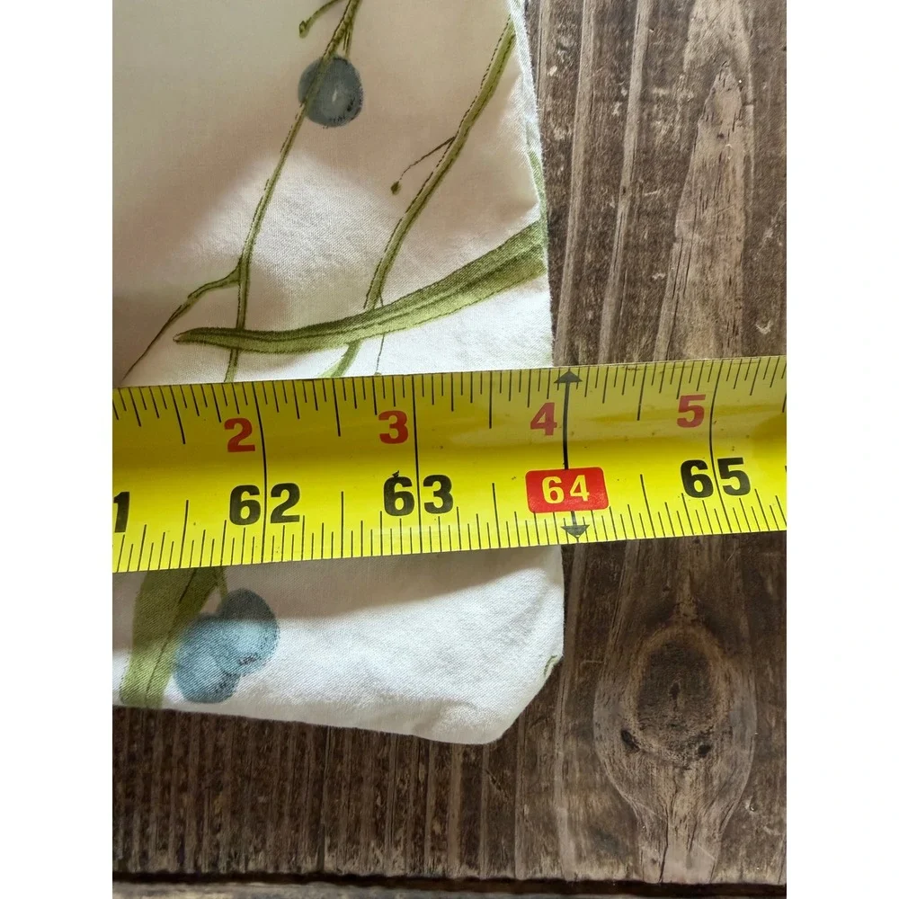 Rare Pottery Barn Vintage Bird Duvet Cover Twin White Ceasarea Sparrow Botanical
